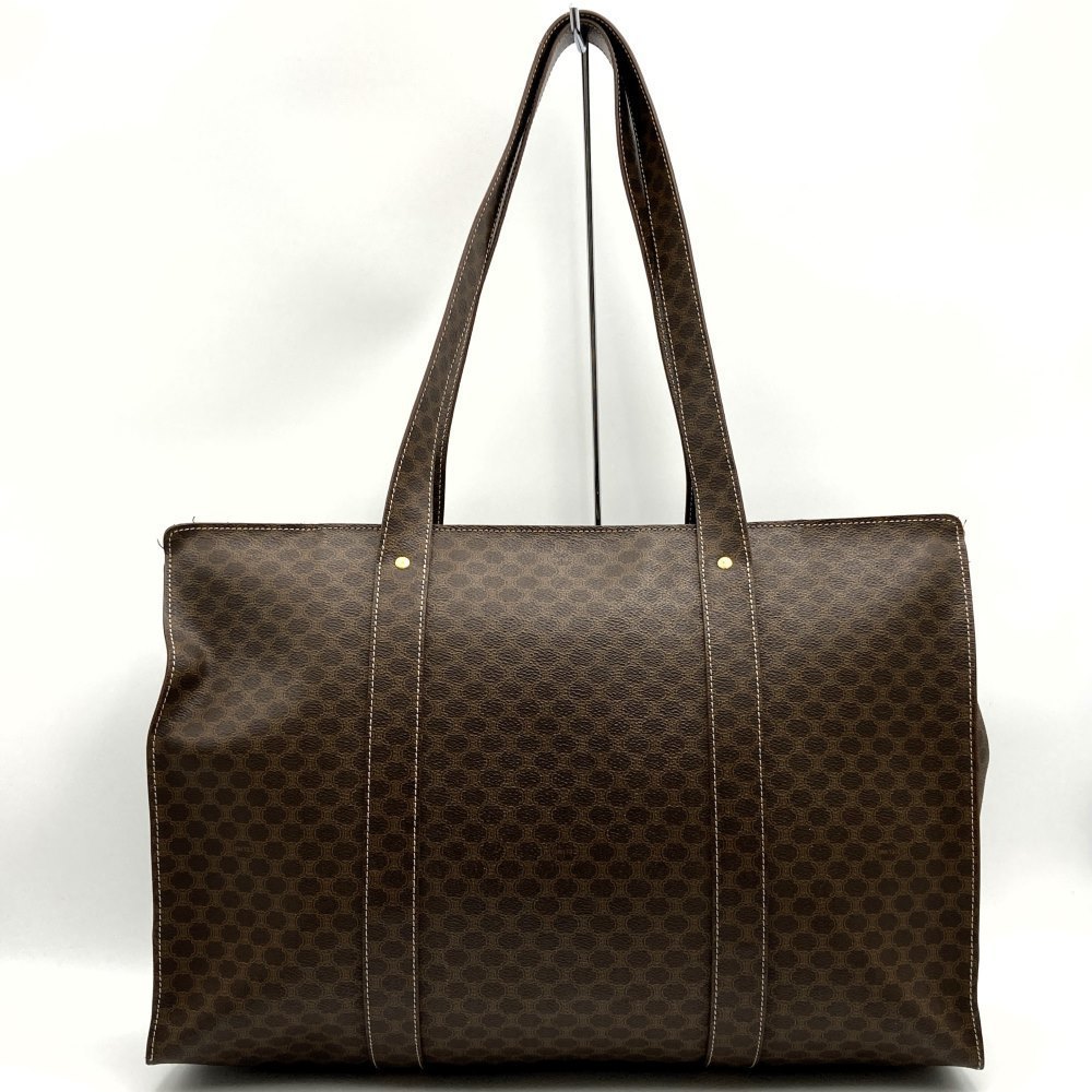 Celine Brown Pattern Bag Macadam - image 1